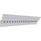 Ekena Millwork 6 3/4"H x 4 3/4"P x 8 3/8"F x 94 1/2"L Dentil Crown Moulding MLD06X04X08DE - alternate 2
